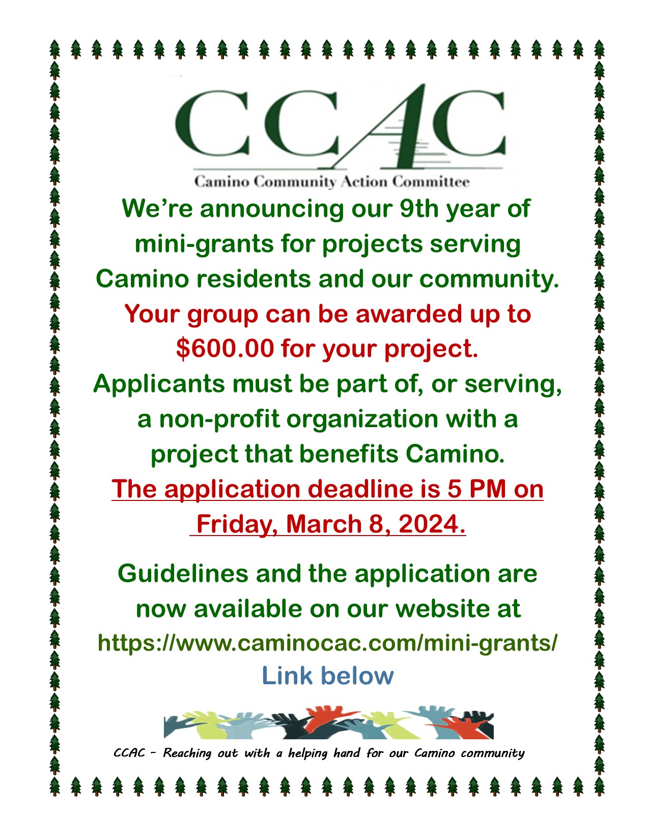 CCAC Working Together for Camino